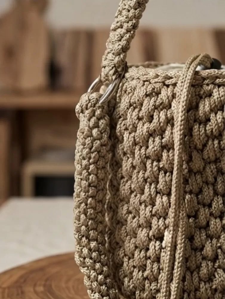 Detalhe do ponto da bolsa Leandra