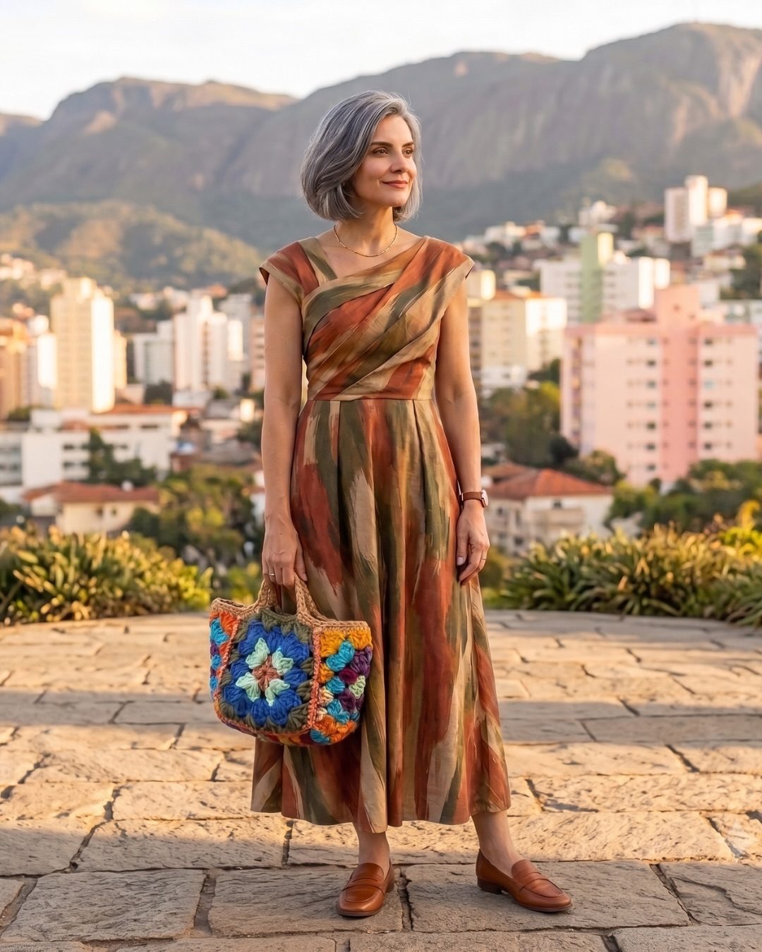 Bolsa Nina em uso