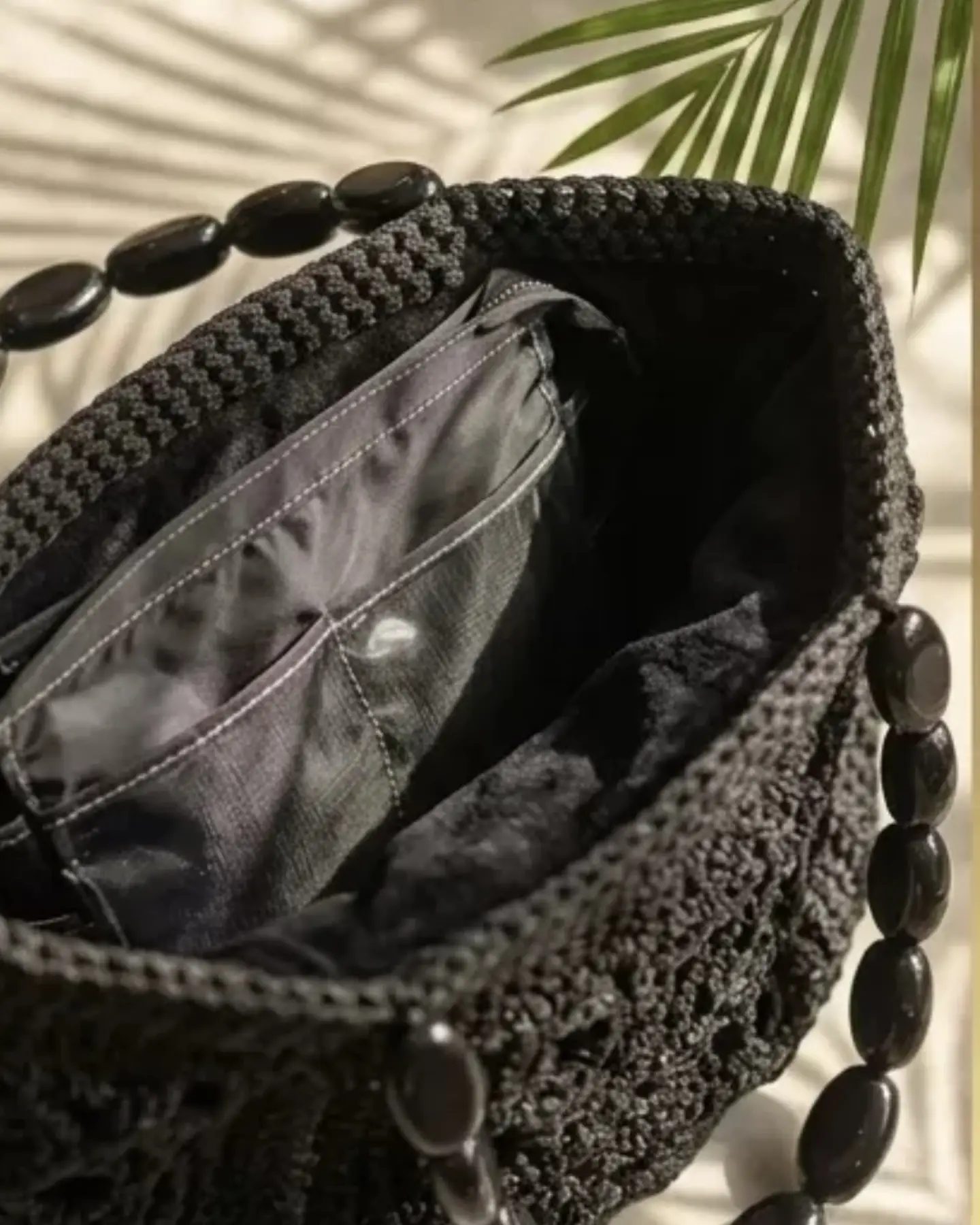 Detalhe do ponto da bolsa Núbia